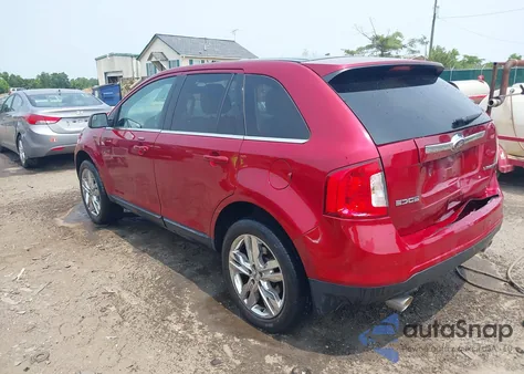 2013 Ford Edge Limited z USA, uszkodzony, nr VIN 2FMDK3KC7DBE36459